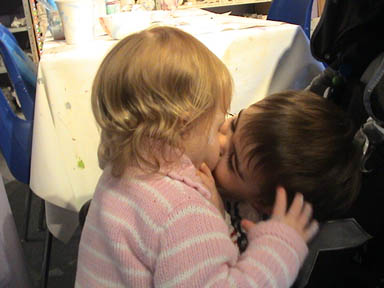having a kiss with Maddy (dec03)