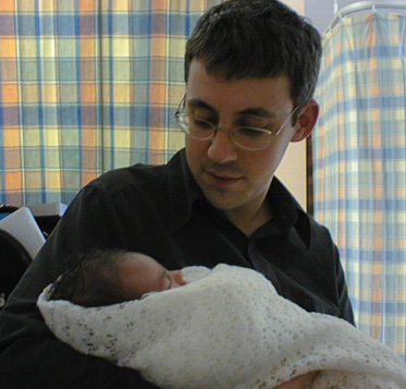 with daddy the day i was born